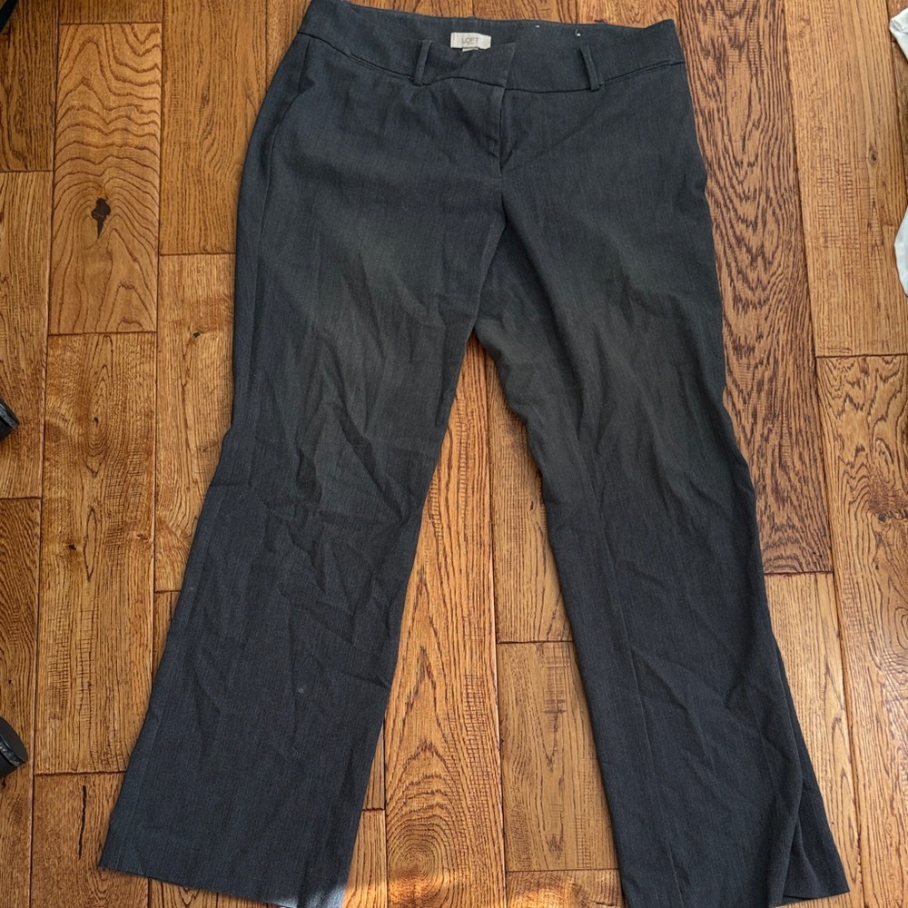 LOFT Charcoal pants original cut